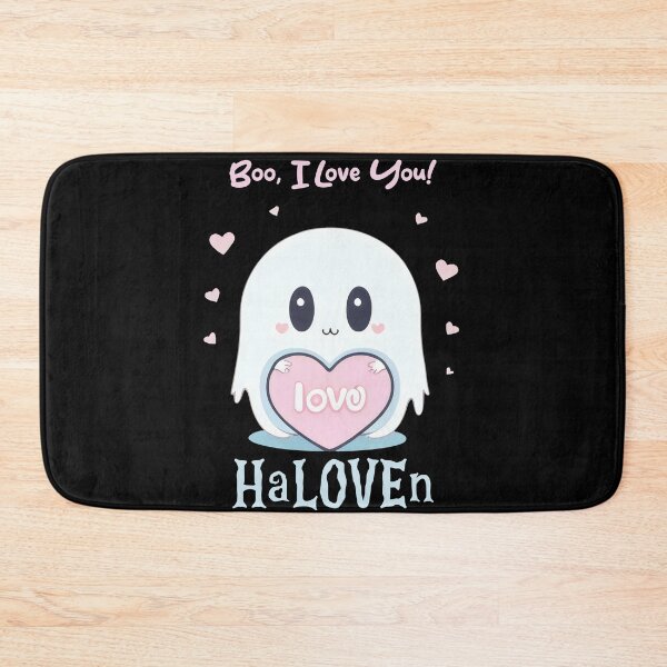 Item preview, Adorable Ghost Holding Heart – "Boo, I Love You!" HaLOVEn Design designed and sold by Prime-Studio.