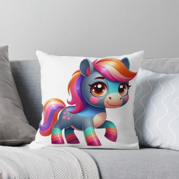 Item preview, cartoonish colored horse designed and sold by GeneralDaily.
