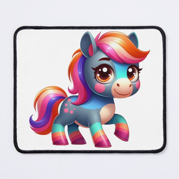Item preview, cartoonish colored horse designed and sold by GeneralDaily.