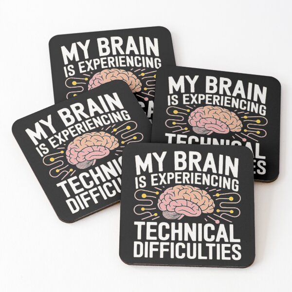 Item preview, My Brain is Experiencing Technical Difficulties - Mental Health, Brain Overload, Stress Relief, Burnout, Humor, Mindfulness, Wellness, Family Gift designed and sold by love3617.