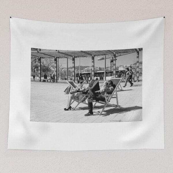 Item preview, Urban deckchairs Barcelona designed and sold by FirstTimeTees.