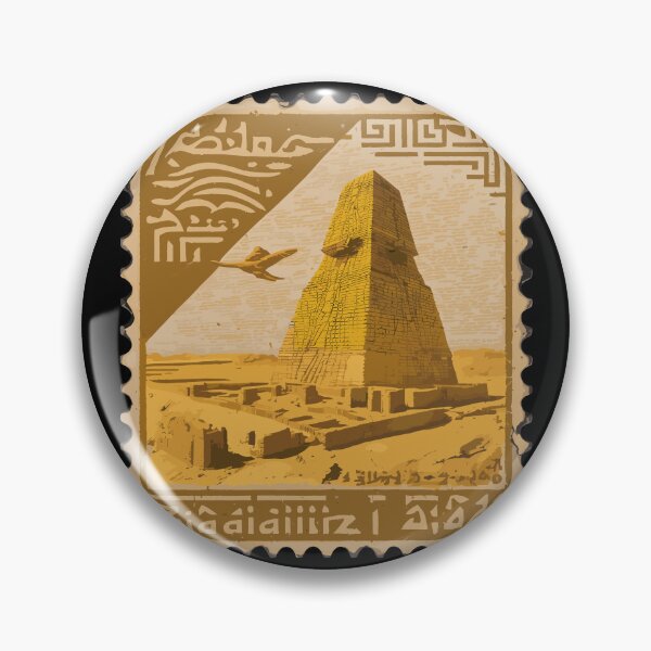 Item preview, Anunakiz Ziggurat of Aqar Quf Anunnaki Stamp designed and sold by Anunnaki777.
