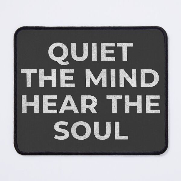 Item preview, Quiet The Mind Hear The Soul Mindfulness T-Shirt designed and sold by Rexxtees.