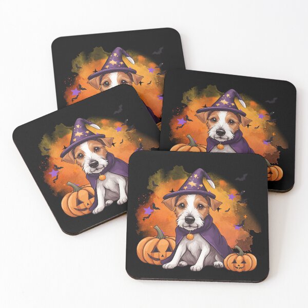 Item preview, Parson Russell Terrier Halloween Wizard Dog – Adorable Parson Russell in Wizard Costume for Halloween designed and sold by GoodyPaws.