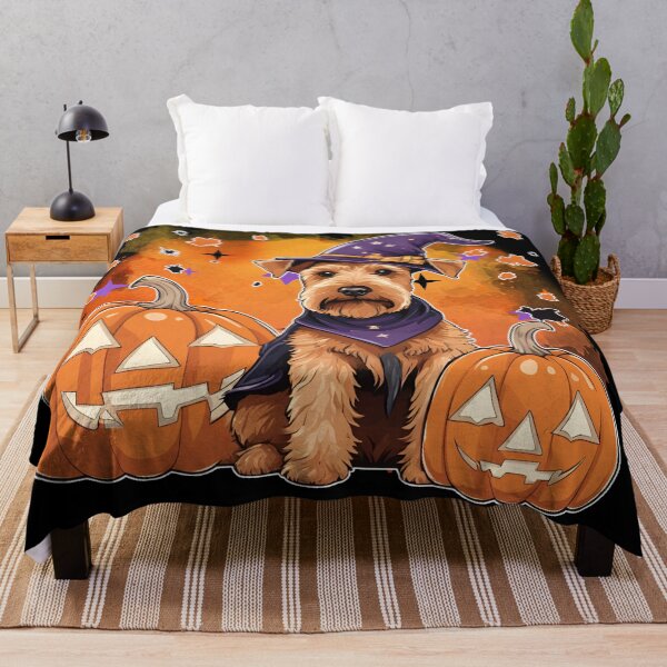 Item preview, Welsh Terrier Halloween Wizard Dog – Adorable Welsh Terrier in Wizard Costume for Halloween designed and sold by GoodyPaws.