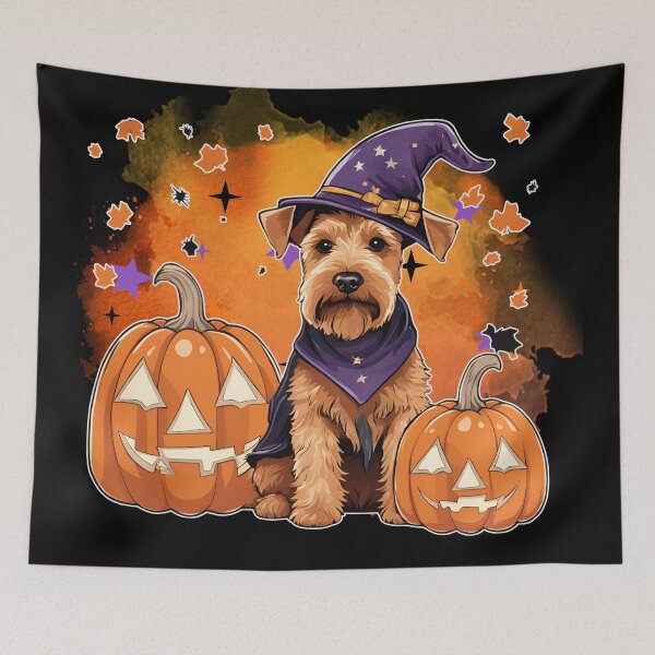 Item preview, Welsh Terrier Halloween Wizard Dog – Adorable Welsh Terrier in Wizard Costume for Halloween designed and sold by GoodyPaws.