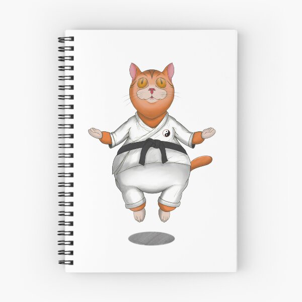 Item preview, "Sensei Koto" Levitating Zen Fat Karate Cat designed and sold by Raddoodles.