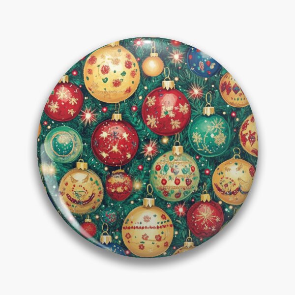 Item preview, Christmas Bauble Pattern designed and sold by NicolasGlowArt.