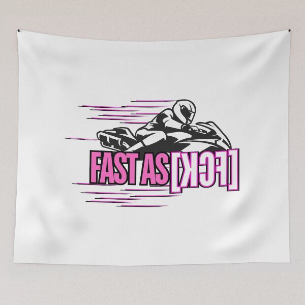 Item preview, [Fast As Fck] Pink|Black Dsgn designed and sold by MxL Design.