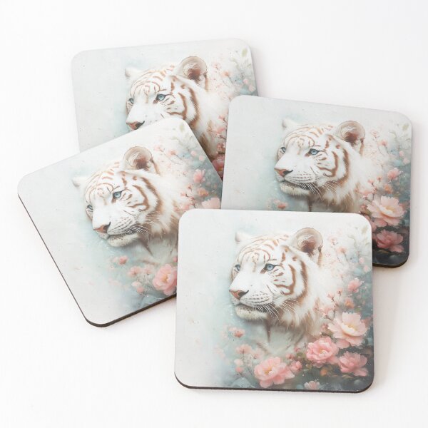 Item preview, The Fierce Grace of the White Tiger designed and sold by AshiraCreations.