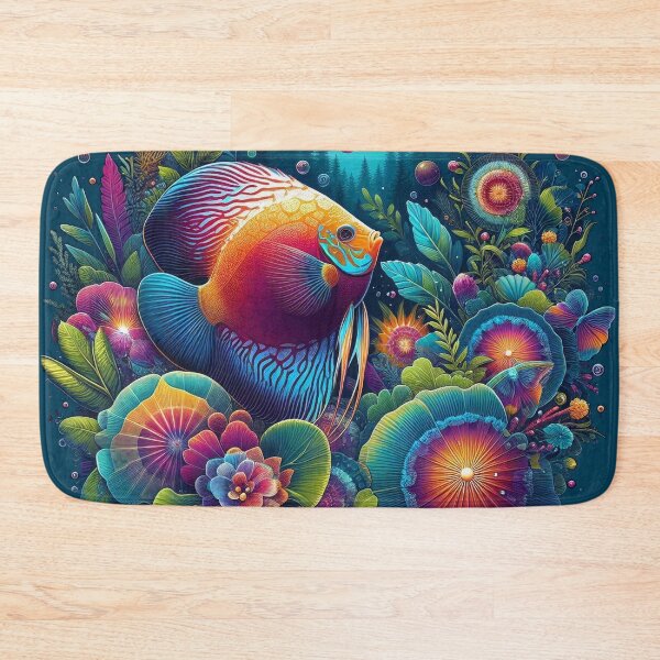 Item preview, Round and Radiant: The Elegant Discus Fish designed and sold by communedesigns.
