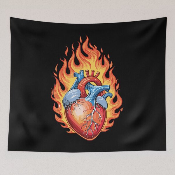 Item preview, Flaming Heart designed and sold by EpicWhizz.