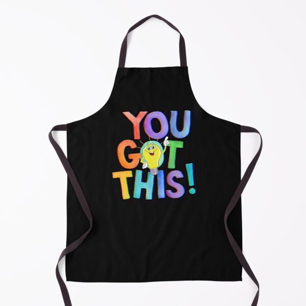 Item preview, "You Got This" inspirational, motivational, encouraging, bright colors, light bulb moment designed and sold by karinasalwaszka.