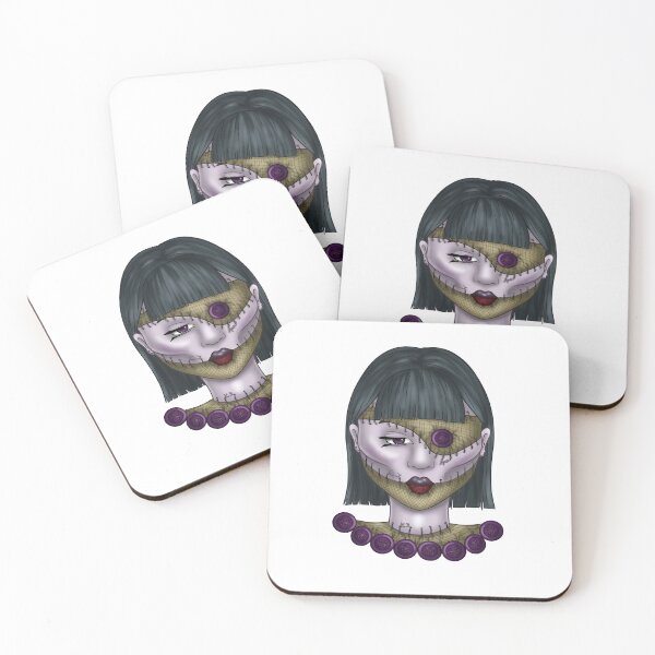Item preview, Hybrid rag and porcelain stitched doll nb designed and sold by AssortedDrawings.