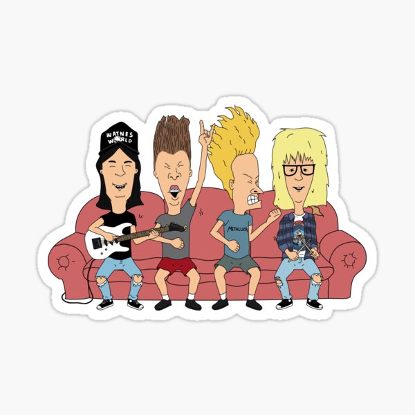 Party On, Butthead! Sticker