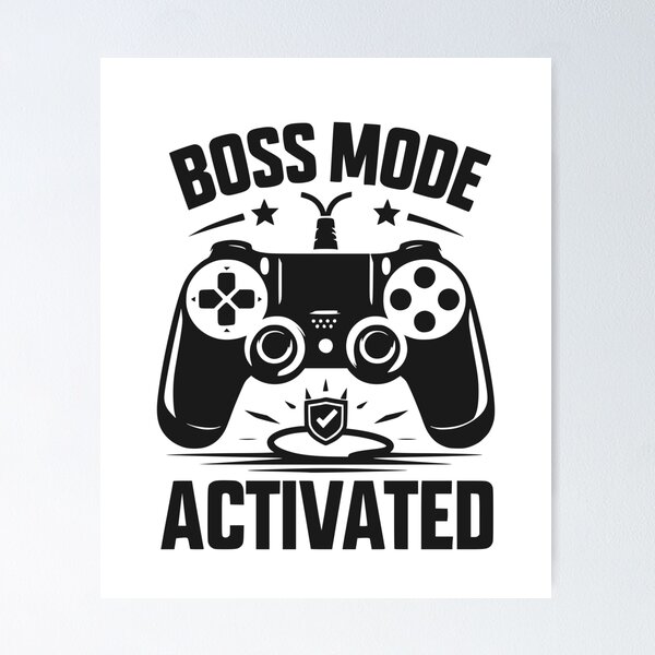 Item preview, Boss Mode Activated designed and sold by Frank Ring.