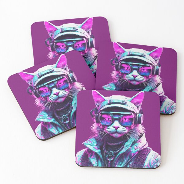 Item preview, Mystical Cyberpunk Bad Cat designed and sold by WILD-WILD-CAT.
