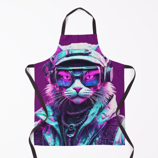 Item preview, Mystical Cyberpunk Bad Cat designed and sold by WILD-WILD-CAT.