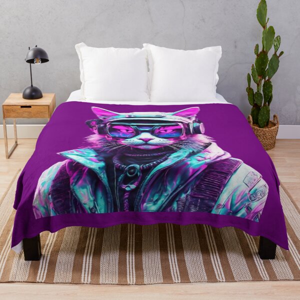 Item preview, Mystical Cyberpunk Bad Cat designed and sold by WILD-WILD-CAT.