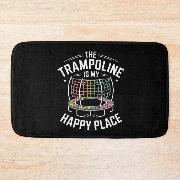 Item preview, The Trampoline is My Happy Place: Perfect for Trampoline Lovers, Fun Activity, Outdoor Play, Family Fun, Childhood Memories, Fitness Enthusiasts & Party Fun designed and sold by love3617.