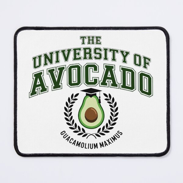 Item preview, The University of Avocado - Funny College Parody Design - Vegan Gift - Vegetarian designed and sold by ArtfullyJua.