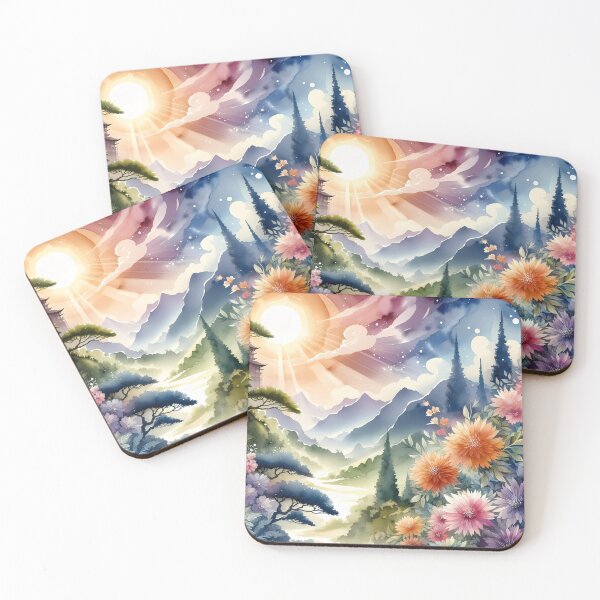 Item preview, Sunlit Valley: A Blooming Paradise designed and sold by Vitalka-uk.
