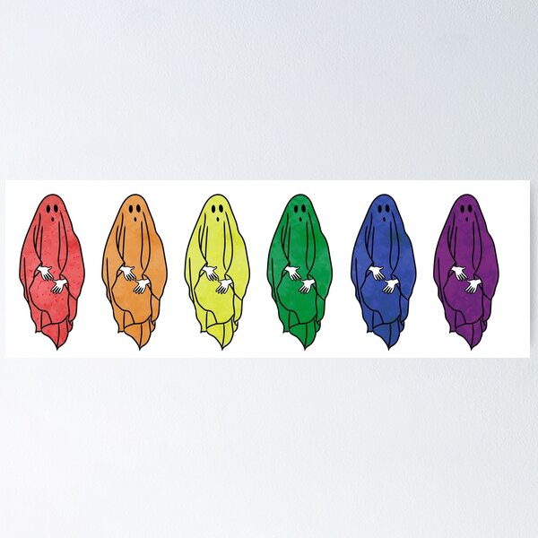 Item preview, Rainbow Ghosts designed and sold by MoonbiteDesigns.