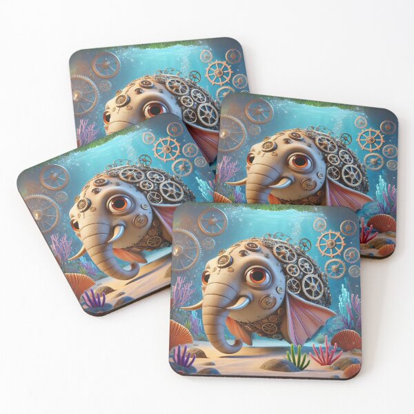 Item preview, Steampunk Elephant Fish designed and sold by Sillytoe.