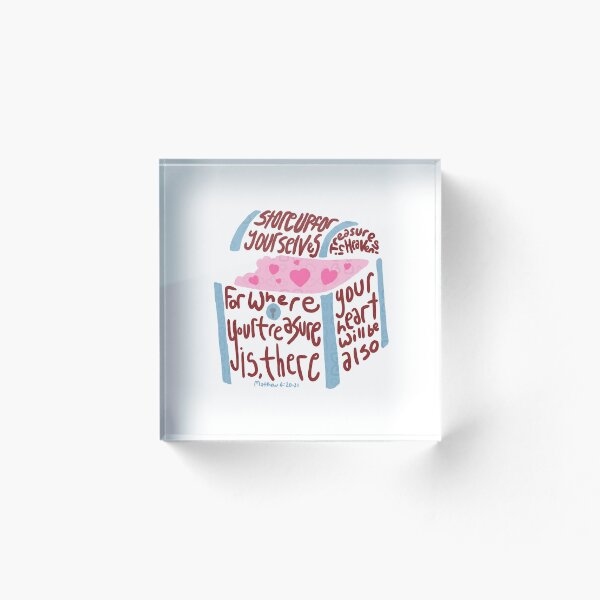Item preview, Matthew 6:20-21 designed and sold by CamelCactus.