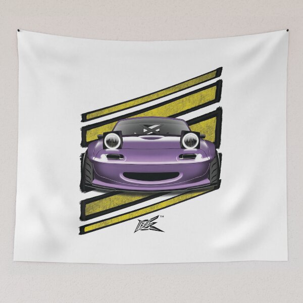 Item preview, mazda miata na first gen widebody purple  designed and sold by NaquashM.