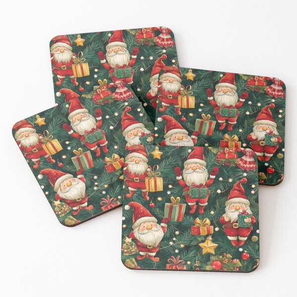 Item preview, Santa Christmas Pattern designed and sold by NicolasGlowArt.