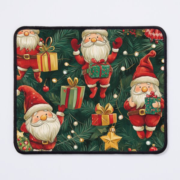 Item preview, Santa Christmas Pattern designed and sold by NicolasGlowArt.