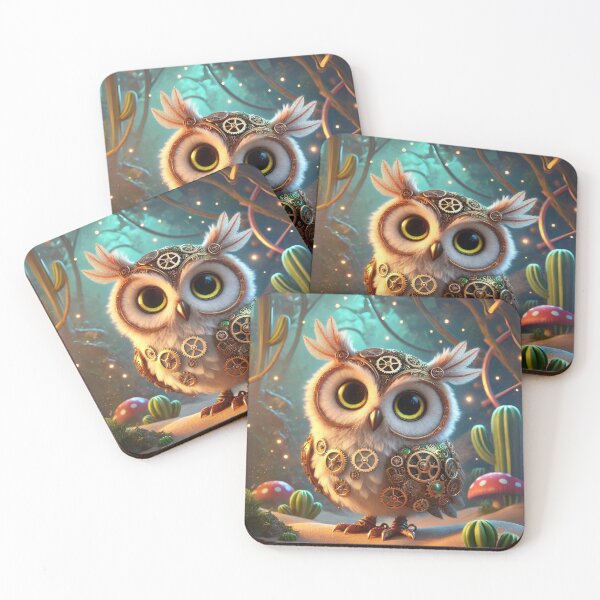 Item preview, Steampunk Elf Owl designed and sold by Sillytoe.