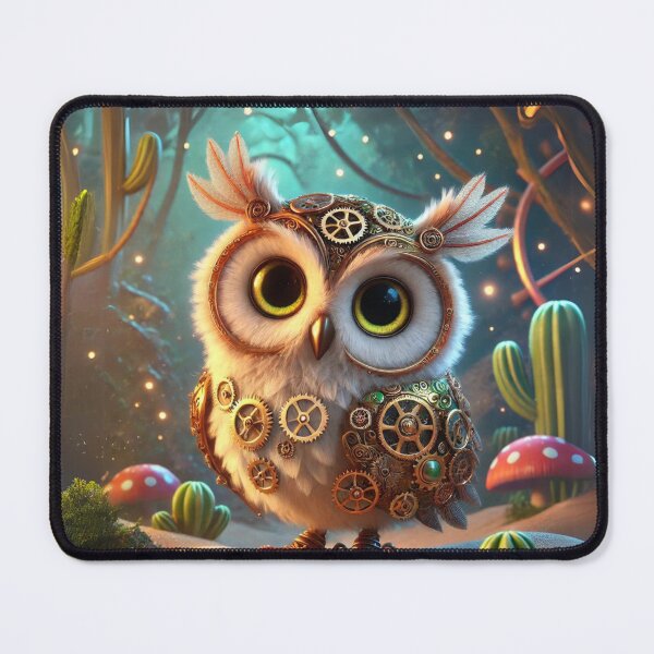 Item preview, Steampunk Elf Owl designed and sold by Sillytoe.