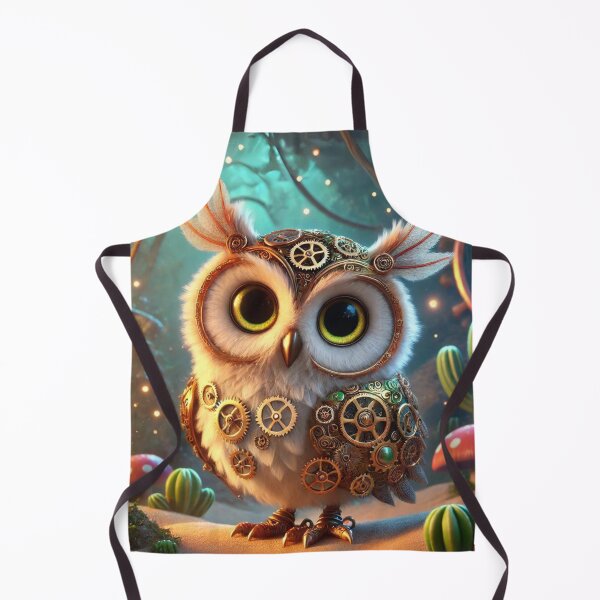 Item preview, Steampunk Elf Owl designed and sold by Sillytoe.