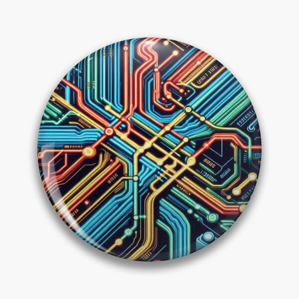 Item preview, Underground Map Abstract Art designed and sold by Simplybe1.