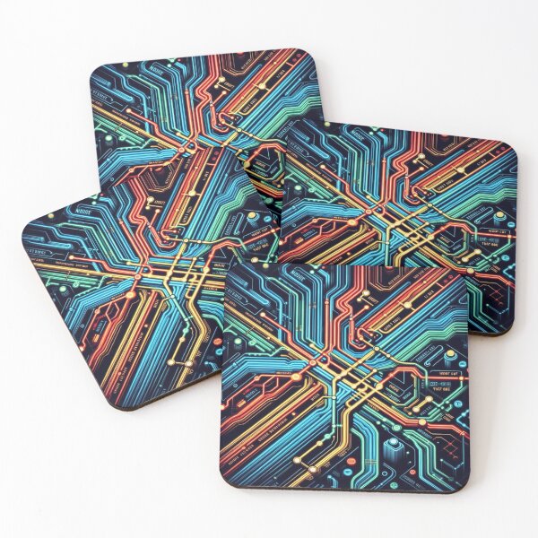 Item preview, Underground Map Abstract Art designed and sold by Simplybe1.