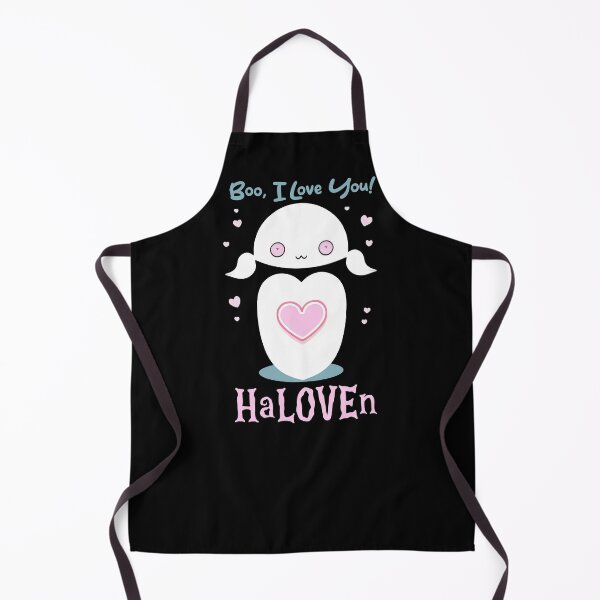 Item preview, Kawaii Ghost with Heart – "Boo, I Love You!" HaLOVEn Design designed and sold by Prime-Studio.