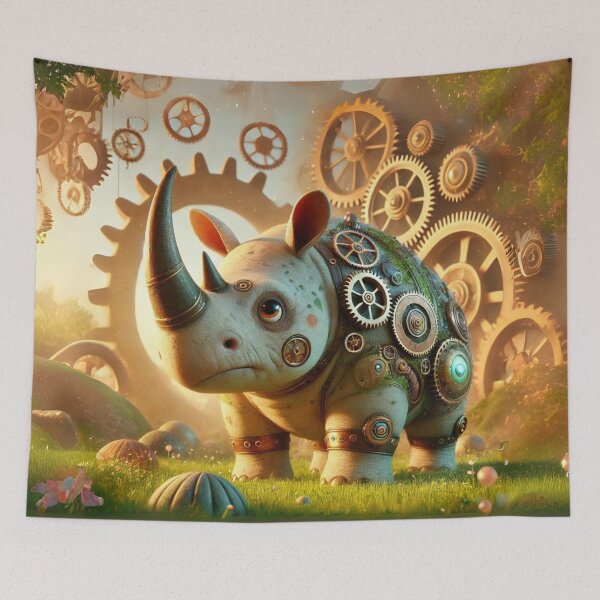 Item preview, Steampunk Embolotherium designed and sold by Sillytoe.