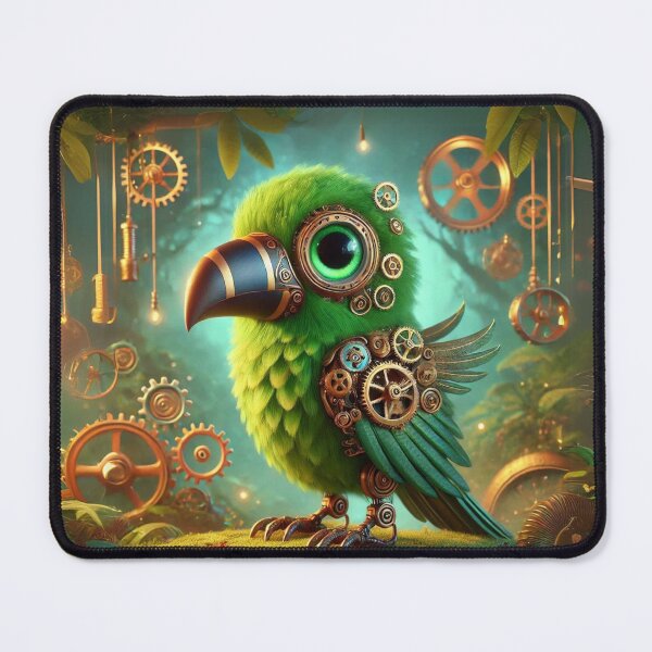 Item preview, Steampunk Emerald Toucanet designed and sold by Sillytoe.