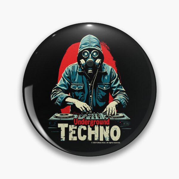 Item preview, Underground Techno Music DJ designed and sold by Urban-Alien.