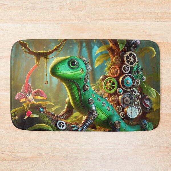 Item preview, Steampunk Emerald Tree Monitor designed and sold by Sillytoe.
