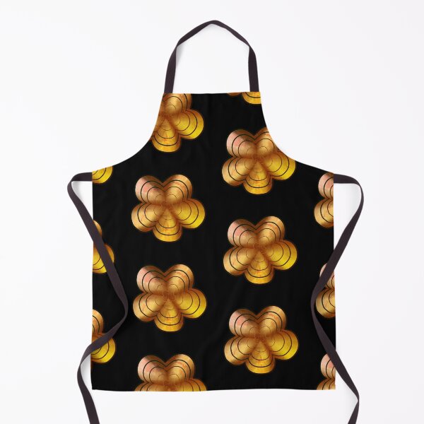 Item preview, Gold Weathered Flower Design designed and sold by ClearAndHappy.