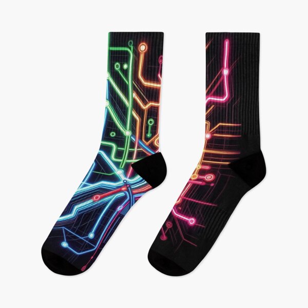 Item preview, Underground Map Neon Colors designed and sold by Simplybe1.