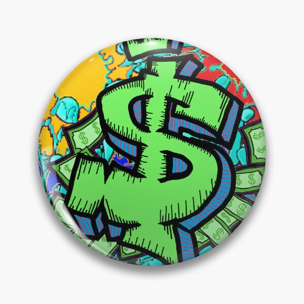 Item preview, Pop Art dollar Cash Graffiti 24 designed and sold by LowEndGraphics.
