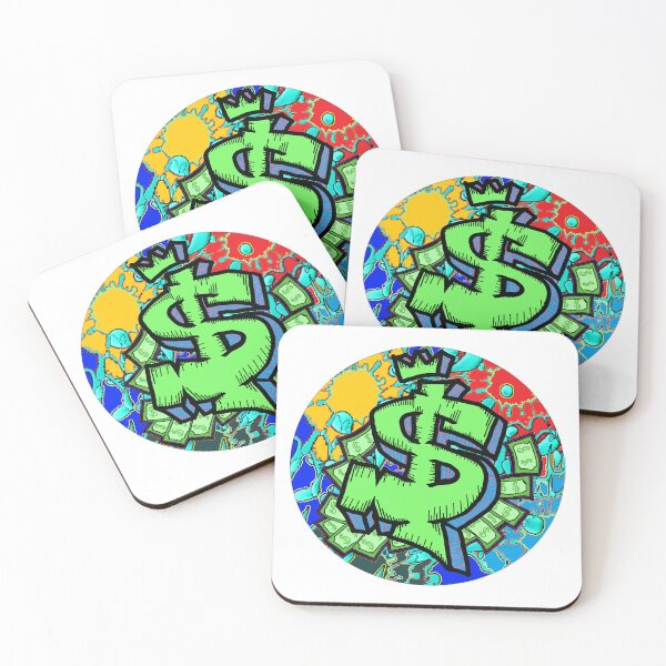 Item preview, Pop Art dollar Cash Graffiti 24 designed and sold by LowEndGraphics.
