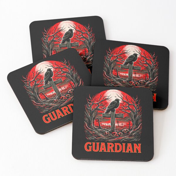Item preview, Guardian Raven - cool raven design designed and sold by ReneMM.