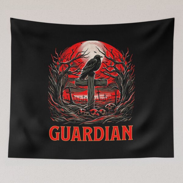Item preview, Guardian Raven - cool raven design designed and sold by ReneMM.