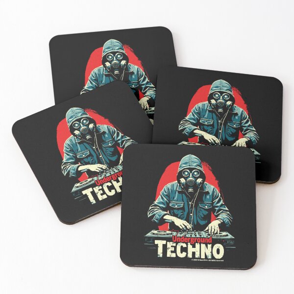 Item preview, Underground Techno Music DJ designed and sold by Urban-Alien.