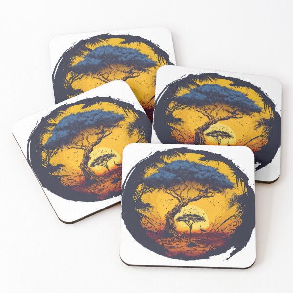 Item preview, Safari Sunset Vibes designed and sold by WildlifeSafari.